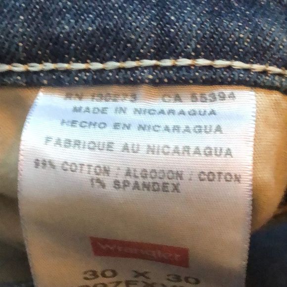 WRANGLER Men’s Relaxed Seat & Thigh Flex Fit Straight Leg Denim Jeans 30x30 NWT - Picture 8 of 10